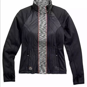 Harley Davidson Black Zip Up Jacket 97400-17VW, XLarge.